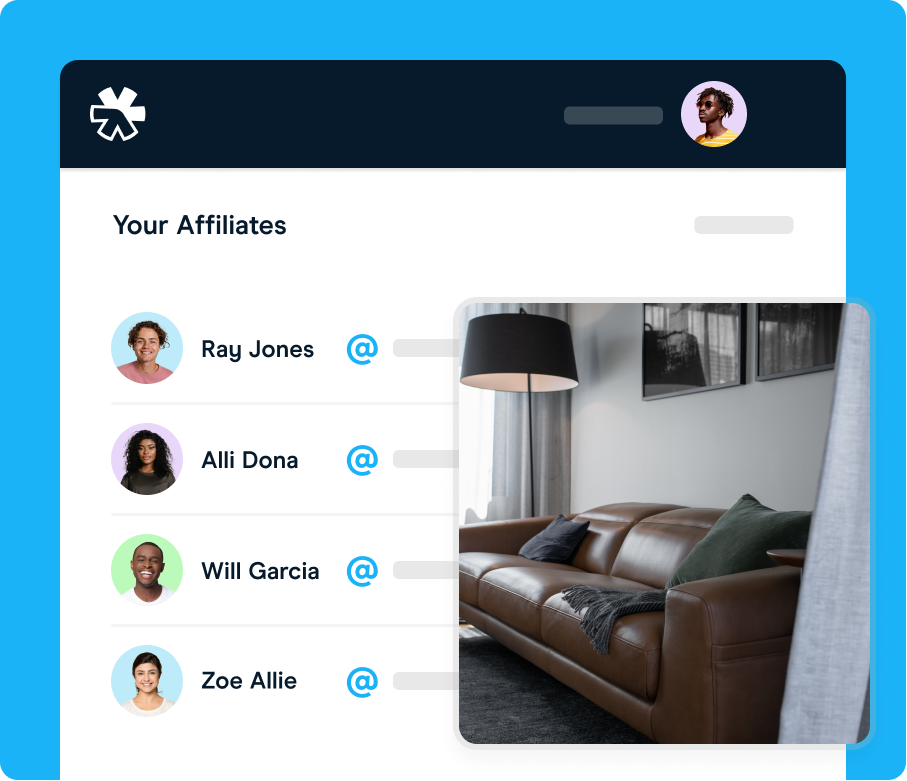 Affiliate & Influencer Marketing Platform for Home & Furnishings