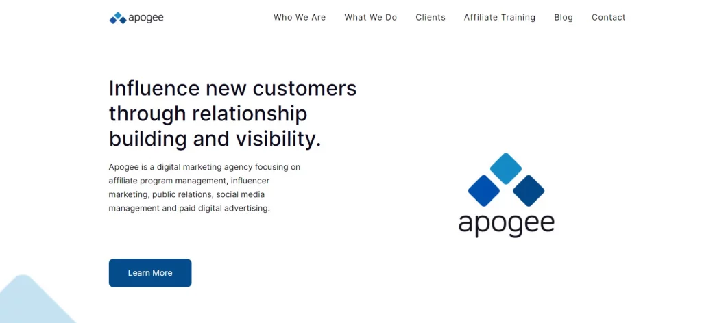 Apogee affiliate agency