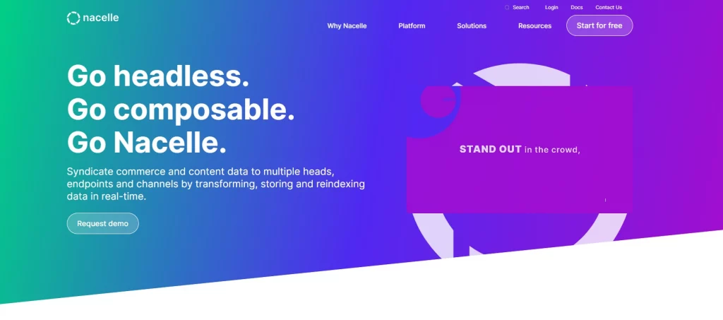 Nacelle is a headless commerce platform 