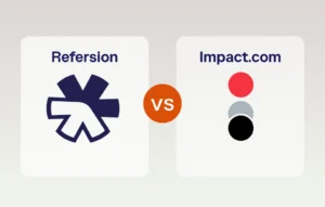 Shows Refersion vs Impact logos